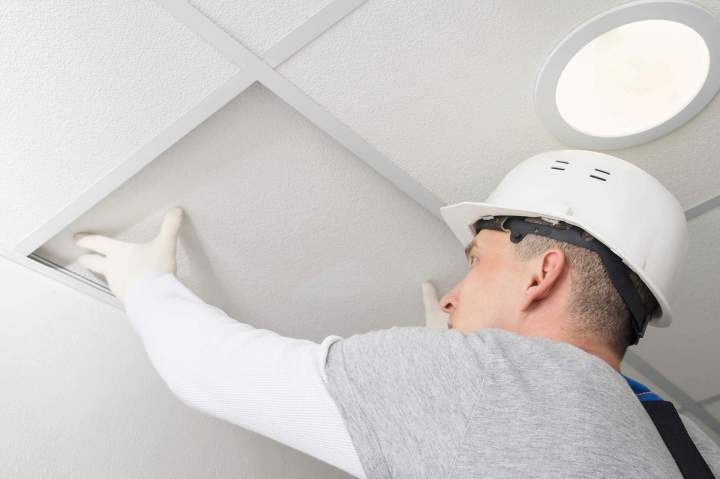 Installation de faux plafonds démontable Saint-Gaudens